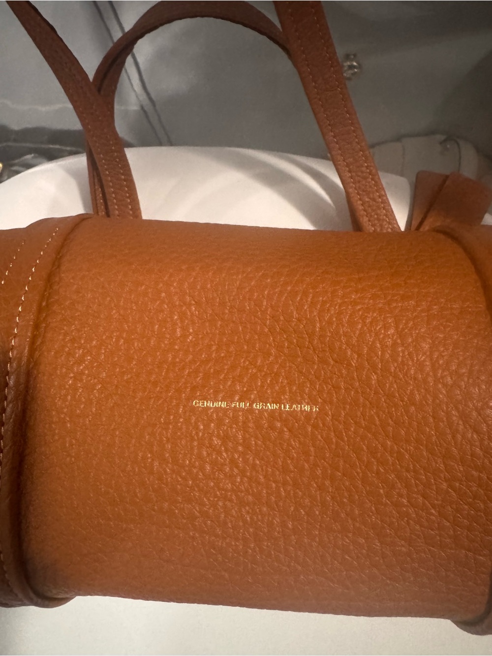 Coach Kisslock Barrel 28 Shoulder Bag in Amber Brown - Picture 4 of 5